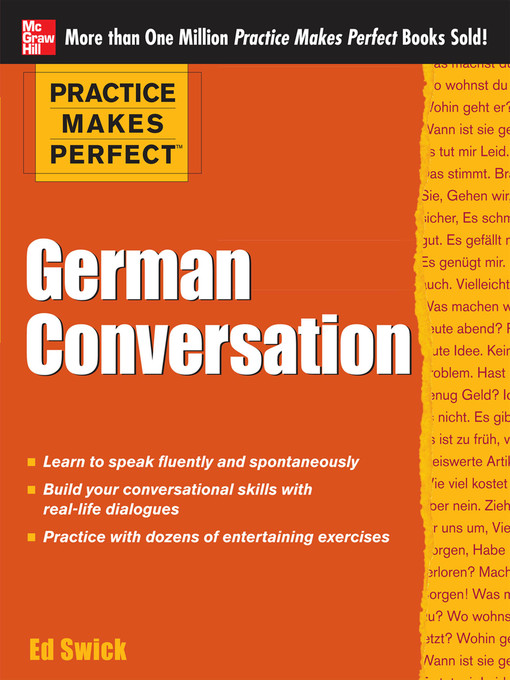 Title details for German Conversation by Ed Swick - Available